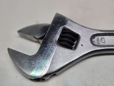 Vintage *USFS PATROL* Proto Tools 710 Adjustable Wrench 10"Made in USA code B77 - Thumbnail 7
