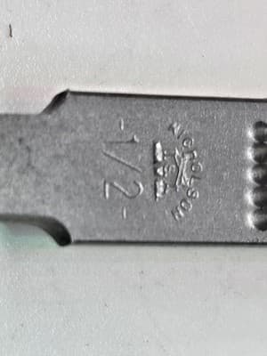 NOS Nicholson Combination Wood Rasp Chisel 1/2" USA Clear Acrylic Handle - Thumbnail 3