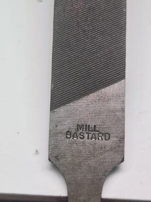 Lot of 3 Vintage Nicholson Mill Bastard Files with Handles - Thumbnail 7