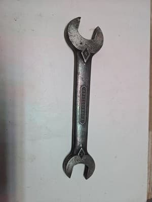 VINTAGE KRAEUTER USA A2831 Diamond K Logo Double Open End Wrench 7/8" & 31/32"