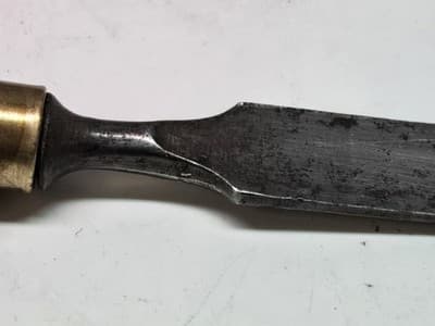 Vintage Germany Made Rugol bevel-edge socket firmer chise - Pre-WWII - Thumbnail 10