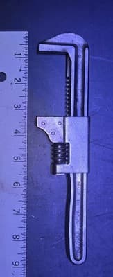Antique Automotive Tools 9IN AUTO Pipe WRENCH - Thumbnail 4