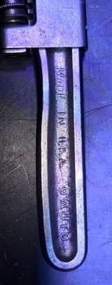 Antique Automotive Tools 9IN AUTO Pipe WRENCH - Thumbnail 6