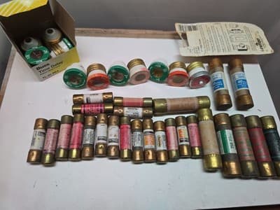 37-Vintage Mixed Buss-Style Fuse Lot, Some New In Box Most Tested And Working - Thumbnail 11