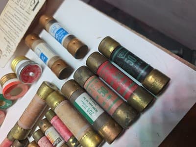 37-Vintage Mixed Buss-Style Fuse Lot, Some New In Box Most Tested And Working - Thumbnail 12