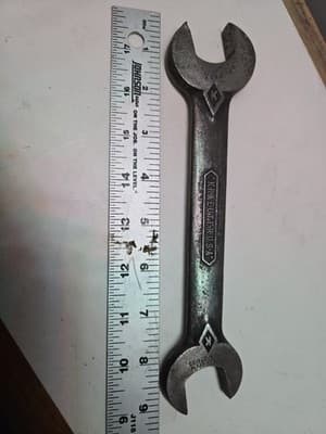 VINTAGE KRAEUTER USA A2831 Diamond K Logo Double Open End Wrench 7/8" & 31/32" - Thumbnail 2