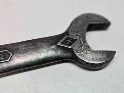 VINTAGE KRAEUTER USA A2831 Diamond K Logo Double Open End Wrench 7/8" & 31/32" - Thumbnail 8