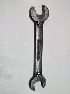 VINTAGE KRAEUTER USA A2831 Diamond K Logo Double Open End Wrench 7/8" & 31/32" - Thumbnail 3