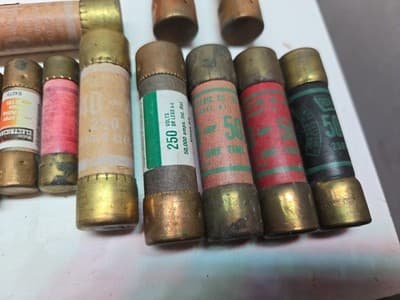 37-Vintage Mixed Buss-Style Fuse Lot, Some New In Box Most Tested And Working - Thumbnail 2