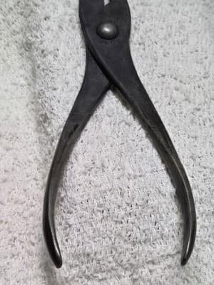 Vintage Eskilstuna Sweden Erik Anton Berg Slim Nose Pliers (7" Inch) - Thumbnail 10