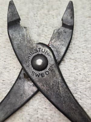 Vintage Eskilstuna Sweden Erik Anton Berg Slim Nose Pliers (7" Inch) - Thumbnail 2