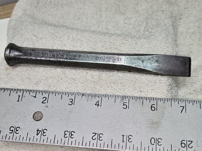 Vintage 7-1/2" Length 3/4" Tip 11 OZ Pro-Tecto-Hed 3/4" 200 Cincinnati Chisel - Thumbnail 8