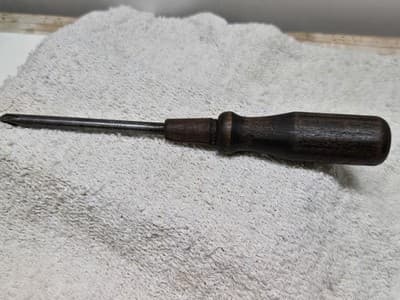 Rare Vintage VERMONT TOOL COMPANY Wood Handle Philips Screwdriver P. 2046837 - Thumbnail 6