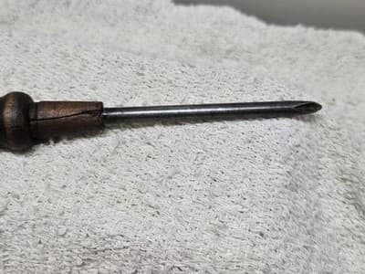 Rare Vintage VERMONT TOOL COMPANY Wood Handle Philips Screwdriver P. 2046837 - Thumbnail 9