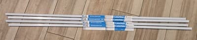 4 PACK - MonoSystems Cable Hider 5' Cord Channel 3/4" White Paintable