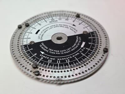 Vintage Aemco Mechanical Timer Dial 24-Hr Left Hand Thread Parts/Restoration - Thumbnail 3