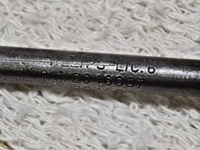 Rare Vintage VERMONT TOOL COMPANY Wood Handle Philips Screwdriver P. 2046837 - Thumbnail 5