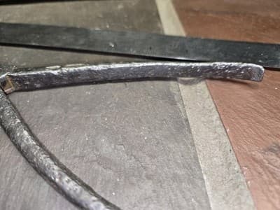Antique Primitive Blacksmith Hand Forged Iron Pliers Crude Old Tool Collectible - Thumbnail 5