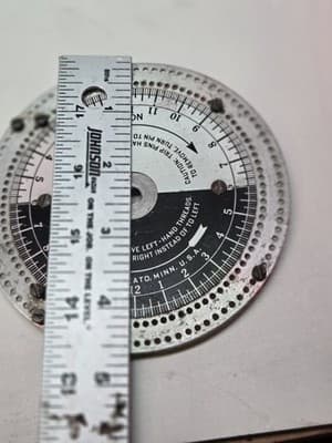 Vintage Aemco Mechanical Timer Dial 24-Hr Left Hand Thread Parts/Restoration - Thumbnail 7