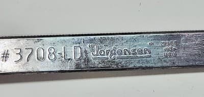 VINTAGE JORGENSEN 3908 8" HEAVY DUTY BAR CLAMP - VGC - USA - Thumbnail 2