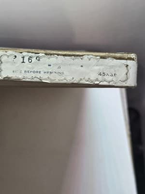 Defender MFG Co. New Old Stock 1900s Sheet And Pillowcases, Monogrammed "B" - Thumbnail 8