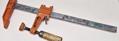 VINTAGE JORGENSEN 3908 8" HEAVY DUTY BAR CLAMP - VGC - USA - Thumbnail 4