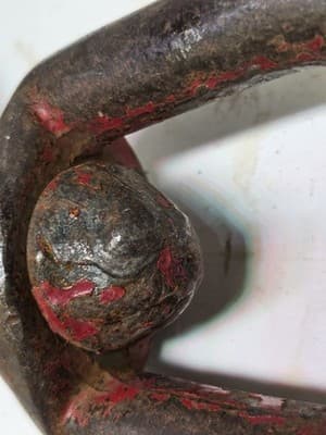 Vintage Swivel Hook; rigging, marine- hoisting hook, Makers Mark Unidentified - Thumbnail 13