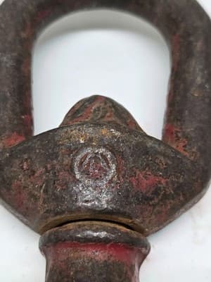 Vintage Swivel Hook; rigging, marine- hoisting hook, Makers Mark Unidentified - Thumbnail 8