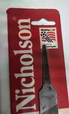 VINTAGE NICHOLSON 21832 8" BLACK DIAMOND MILL FILE BRAND NEW - MADE IN THE USA! - Thumbnail 2
