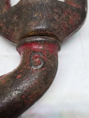 Vintage Swivel Hook; rigging, marine- hoisting hook, Makers Mark Unidentified - Thumbnail 6