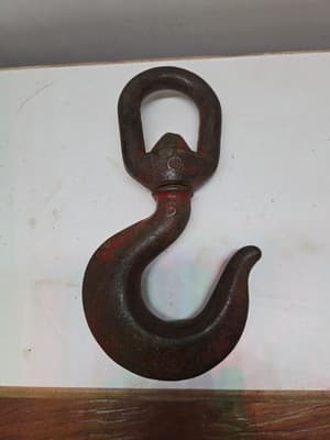 Vintage Swivel Hook; rigging, marine- hoisting hook, Makers Mark Unidentified - Thumbnail 10