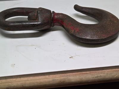 Vintage Swivel Hook; rigging, marine- hoisting hook, Makers Mark Unidentified - Thumbnail 9