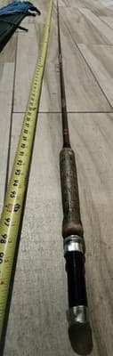 Vintage Herter's RB6HO 8'6" Fly Fishing Rod 3-Piece Fiberglass Sock Kolpin Case - Thumbnail 11