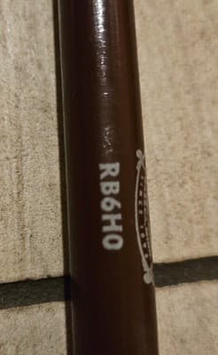 Vintage Herter's RB6HO 8'6" Fly Fishing Rod 3-Piece Fiberglass Sock Kolpin Case - Thumbnail 3