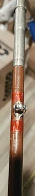 Vintage Herter's RB6HO 8'6" Fly Fishing Rod 3-Piece Fiberglass Sock Kolpin Case - Thumbnail 8