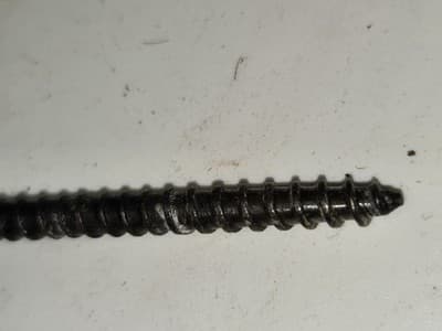 Vintage Hammered Hand Forged Black Wrought Iron L Shaped Screw Hooks Lot Of 18 - Thumbnail 6
