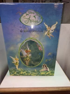 New Rare Disney Fairies by Royal Doulton 3 Piece Set Mug/Plate/Bowl *Hand Signed - Thumbnail 2