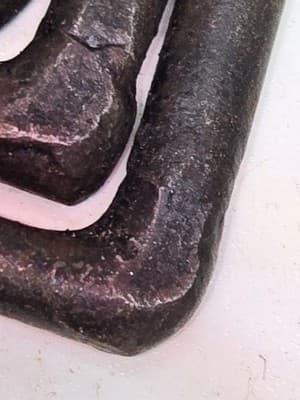 Vintage Hammered Hand Forged Black Wrought Iron L Shaped Screw Hooks Lot Of 18 - Thumbnail 10