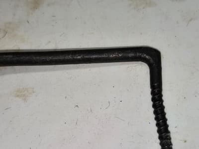Vintage Hammered Hand Forged Black Wrought Iron L Shaped Screw Hooks Lot Of 18 - Thumbnail 7