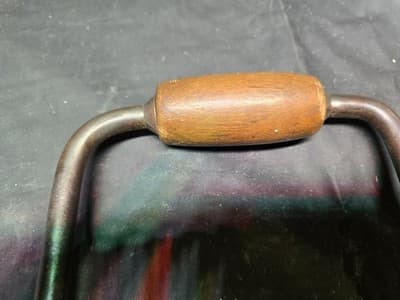 Antique Hand Drill Wood Steel Unbranded Metal Woodworking Craftsman Old Shop￼￼ - Thumbnail 3