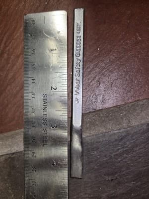 Vintage Craftsman WF Cold Chissel 42961 - 1/4" Excellent Condition - Thumbnail 2