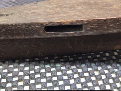 Antique Colonial American Curled Toe Metal & Wood Ice Skate Mid 17th Century - Thumbnail 10
