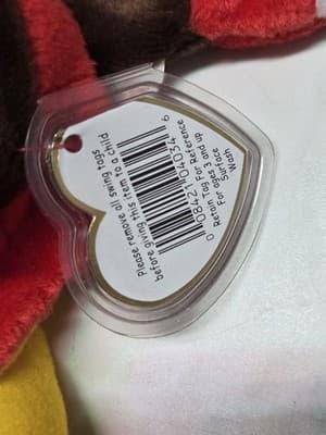 Ty Beanie Baby - GOBBLES the Thanksgiving Turkey (5.5 Inch) MWMTs Stuffed Toy - Thumbnail 4