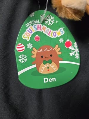 Squishmallows Axolotl Den The Gingerbread Christmas 8” Holiday Plush - Thumbnail 3