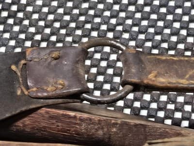 Antique Colonial American Curled Toe Metal & Wood Ice Skate Mid 17th Century - Thumbnail 21