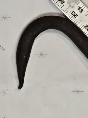 Antique CBT Co Refrigerator Car Hatch Hook,embossed Great Condition - Very RARE - Thumbnail 6