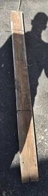 5 Reclaimed, 125 Year OLD New England BARN WOOD (4) 60"x4"x.9" & (1) 54"x4"x.9" - Thumbnail 5
