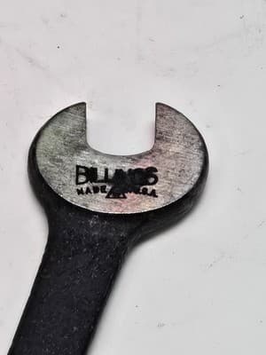 Vintage Billings Open End Wrench 723 3/8" & 7/16" Made in USA - Thumbnail 6