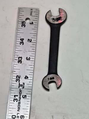 Vintage Billings Open End Wrench 723 3/8" & 7/16" Made in USA - Thumbnail 5