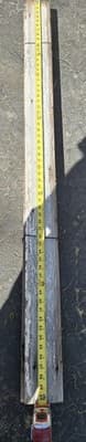 5 Reclaimed, 125 Year OLD New England BARN WOOD (4) 60"x4"x.9" & (1) 54"x4"x.9" - Thumbnail 2